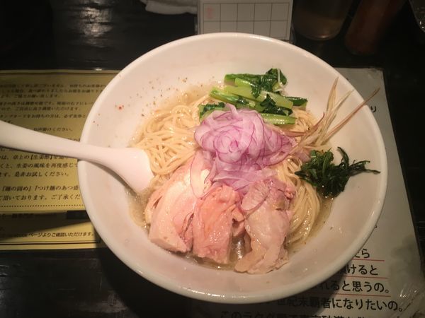 「冷やし塩生姜らーめん」@塩生姜らー麺専門店 MANNISHの写真