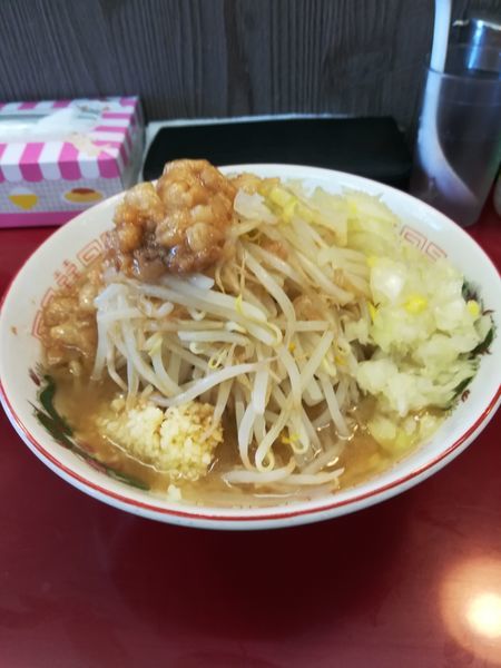 「ラーメン全マシ玉ねぎ」@ジラフの写真