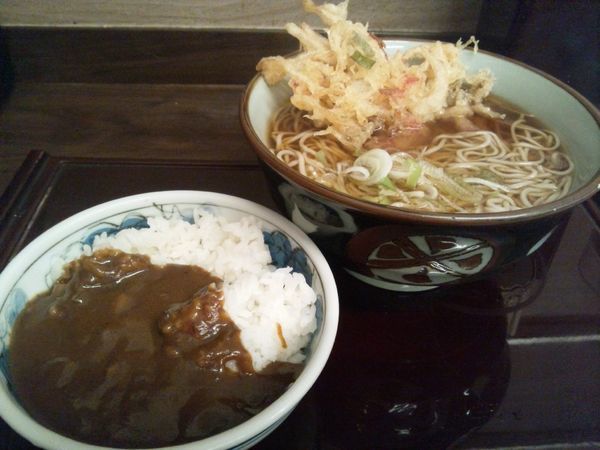 「そば定食+かき揚げ」@船堀そば 文殊の写真