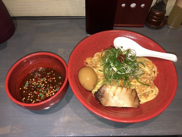 「辛味噌つけ麺」@つけ麺専門 百の輔の写真