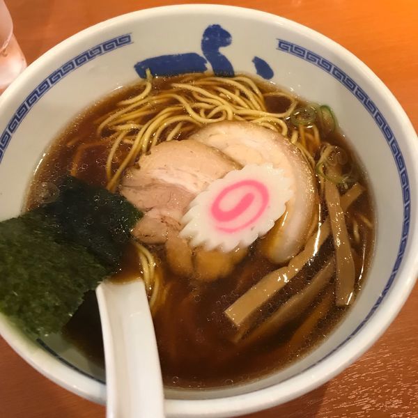 「醤油らーめん」@たけちゃんにぼしらーめん 調布店の写真