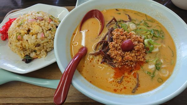 「辛口タンタン麺@630円」@次男坊ラーメン 鵜沼店の写真
