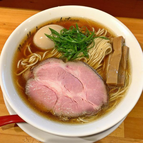 「味玉醤油￥８６０＋中盛￥５０」@麺庵ちとせの写真