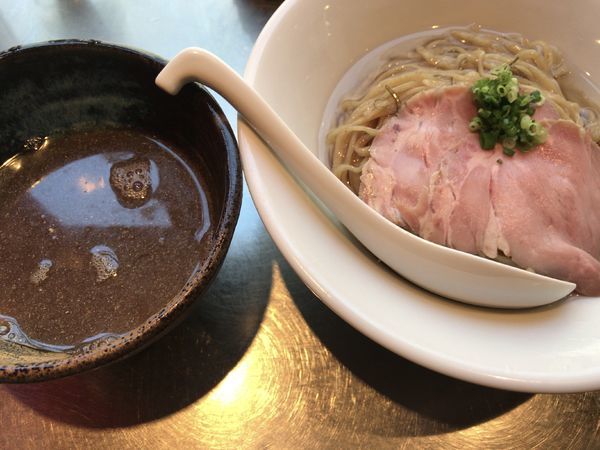 「淡麗煮干昆布水つけ麺900円」@さんじの写真