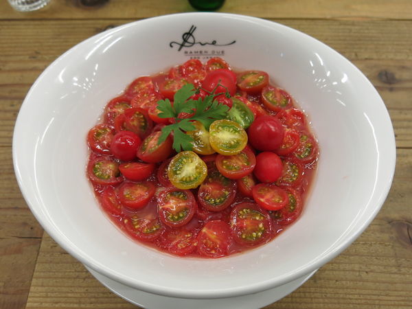 「冷製トマトコレクション2018：1200円」@Ramen ドゥエ Edo Japanの写真