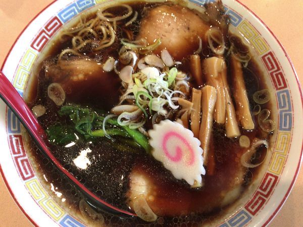 「伝・中麺、麺カタ730円」@中華そば ますや本店 富田店の写真