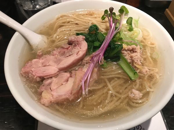 「塩生姜らー麺」@塩生姜らー麺専門店 MANNISHの写真