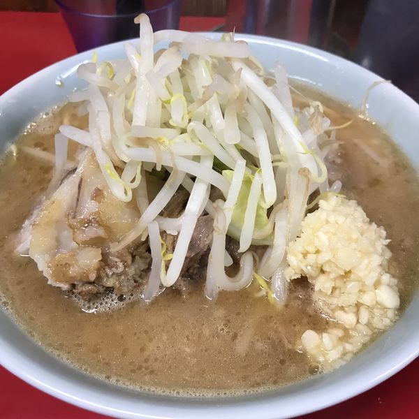 「ラーメン小 豚入り 900円」@ラーメン二郎 新潟店の写真