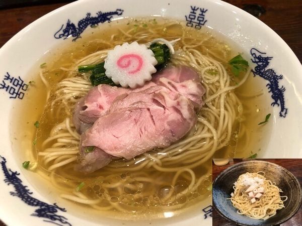 「山椒そば750円、替え玉200円」@中華蕎麦にし乃の写真