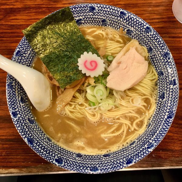「煮干そば（大）800円」@つけ麺 大臣の写真