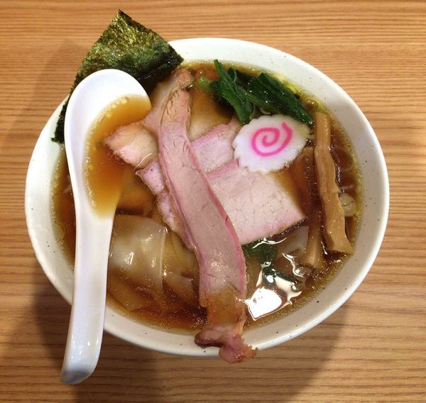 「ワンタン麺」@白河手打中華そば 中村の写真