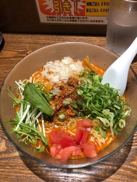 「冷やし豆乳坦々麺」@中華そば うめやの写真