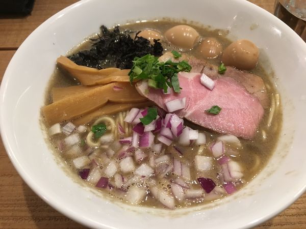 「煮干_soba＋うずらの卵＋和え玉」@The Noodles & Saloon Kiriyaの写真