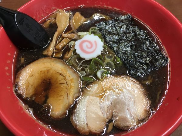 「笠間の黒ラーメン」@中華そば かっちゃんの写真