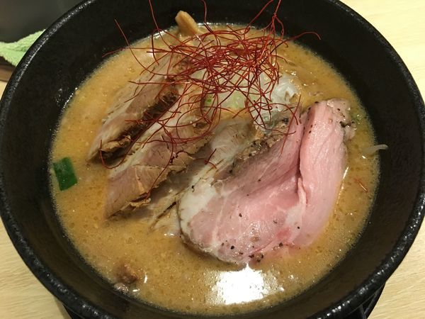 「味噌そば＋チャーシュートッピング」@麺屋壱心の写真