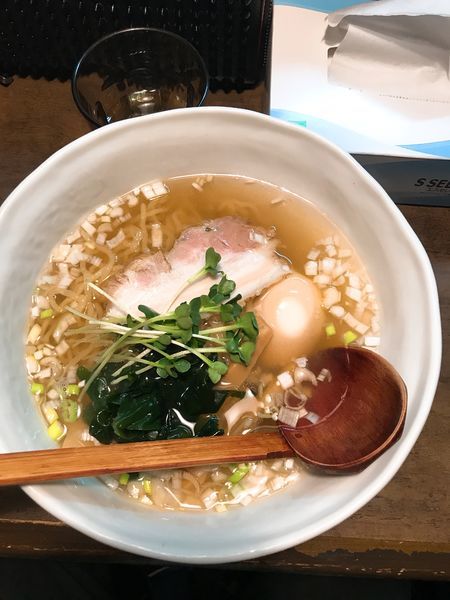 「玉子入塩ラーメン」@麺屋 げんぞうの写真