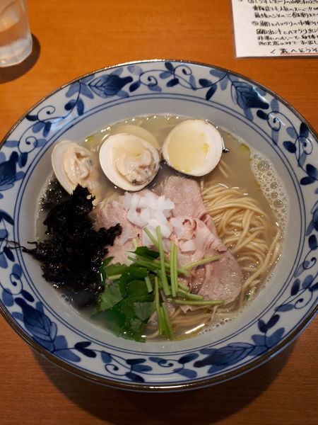 「貝そば～トリュフオイル～850円」@㐂九八 ～garage～の写真