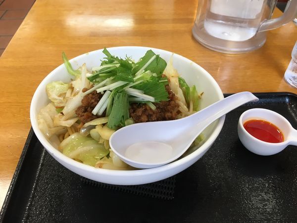 「まぜ辛めん」@長崎ちゃんぽん リンガーハット 甲府向町店の写真
