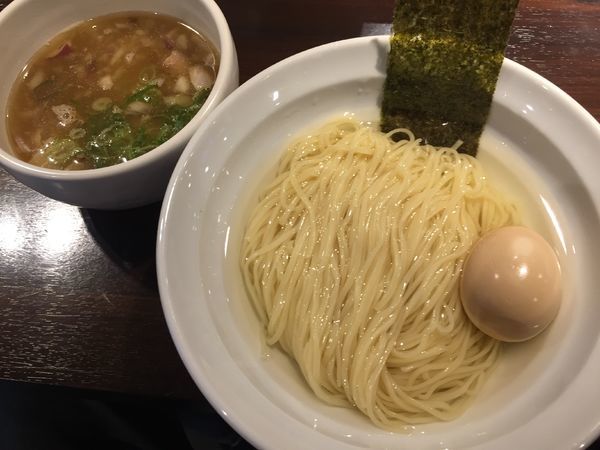 「味玉淡麗煮干汐つけ麺（900円）」@九十九里煮干つけ麺 志奈田の写真