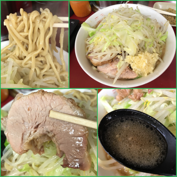 「ラーメン¥750（ニンニク）+和ッカレー（10円玉サービス）」@ラーメン二郎 相模大野店の写真
