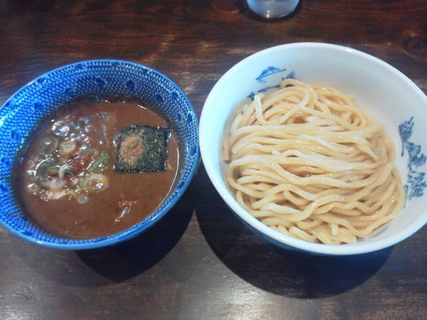「濃厚魚介豚骨つけめん並 750円」@つけ麺 ジンベエの写真