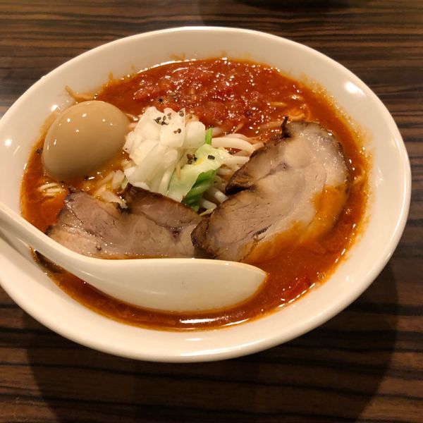 「味玉とまとラーメン」@らーめん カッパハウスの写真