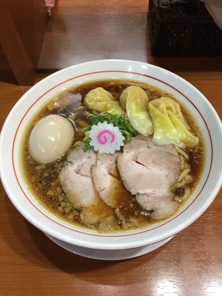 「特中華そば:1000円」@横浜中華そば 維新商店の写真