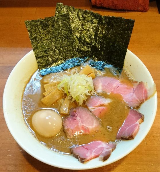 「特製魚介らーめん」@麺屋 清水の写真