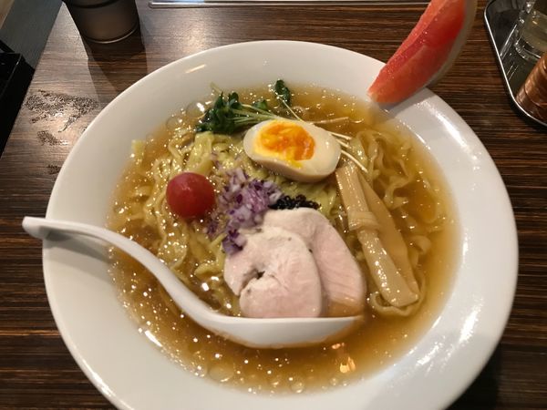 「【限定】5種の魚だし冷製そば 大盛  950円」@だし廊 -DASHIRO-の写真