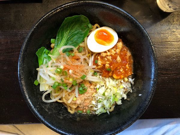 「【夏限定】冷し汁なしトマト担々麺」@北斗辛軒 石和本店の写真