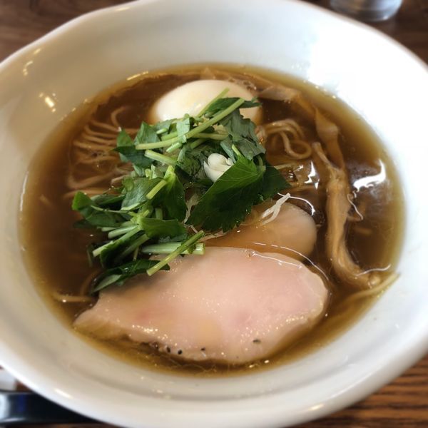 「味玉煮干ラーメン」@ラーメン 健やかの写真