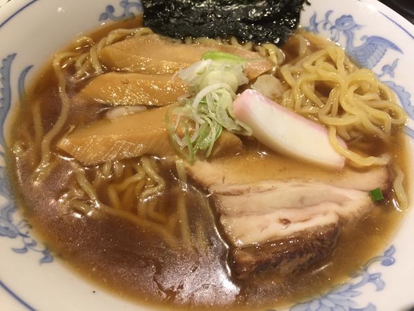 「濃い煮干醤油拉麺（750円）」@拉麺5510の写真