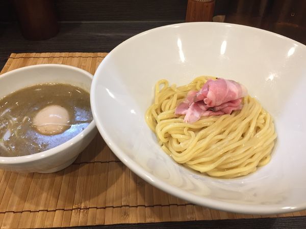 「味玉濃厚にぼしつけそば（1000円）」@平井亭の写真