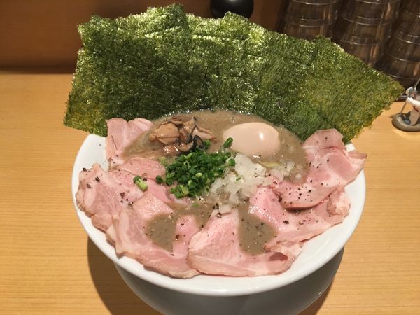 「濃厚牡蠣煮干具だくさん特製」@麺屋 まほろ芭の写真