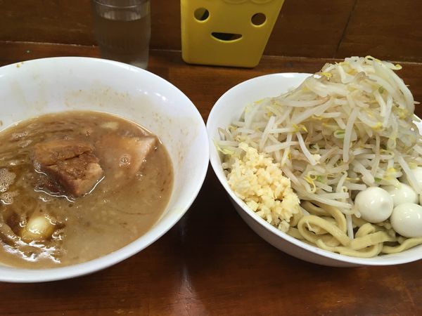 「豚入りエビつけ小うずらヤサイニンニク」@蓮爾 新町一丁目店の写真