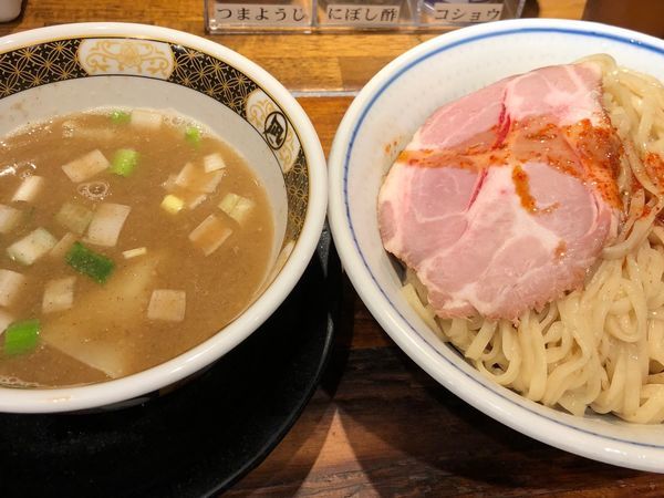 「煮干つけめん（塩）（並￥870）」@すごい煮干ラーメン凪 渋谷東口店の写真