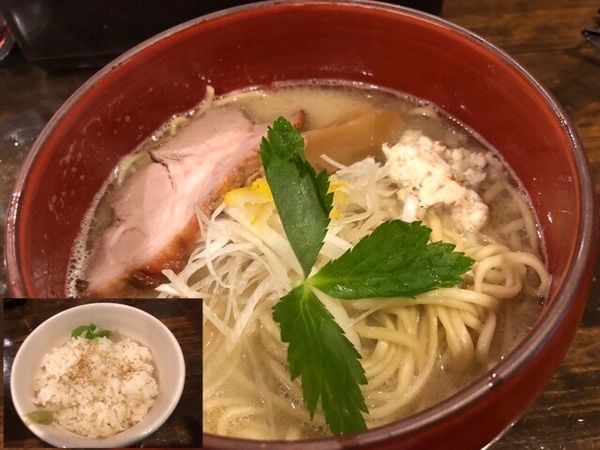 「鯛にごりそば820円、鯛めし180円」@活龍 期間限定麺処 みつきの写真