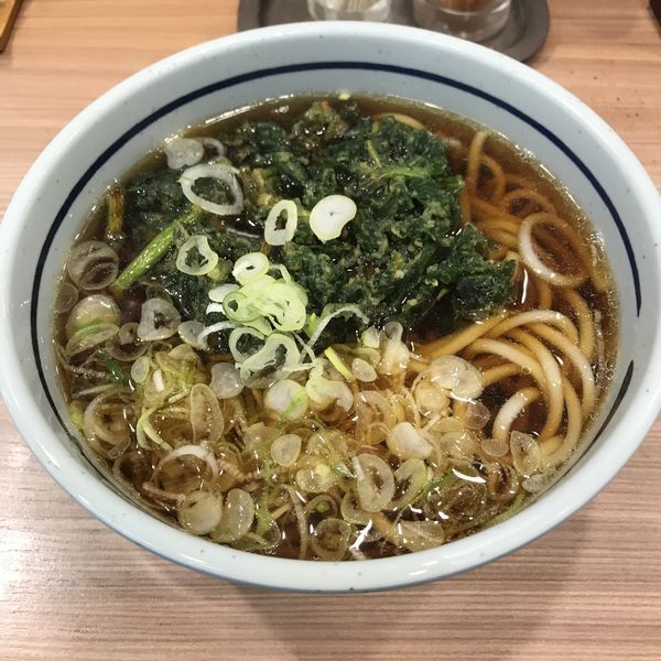 「春菊天（￥410）」@吉そば 渋谷店の写真