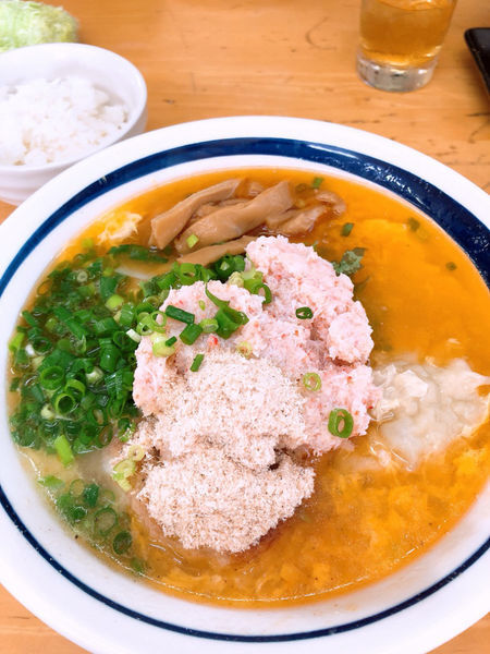 「【5月限定】海老香る塩ラーメン(C)2000円＋α」@MENYA 食い味の道有楽の写真