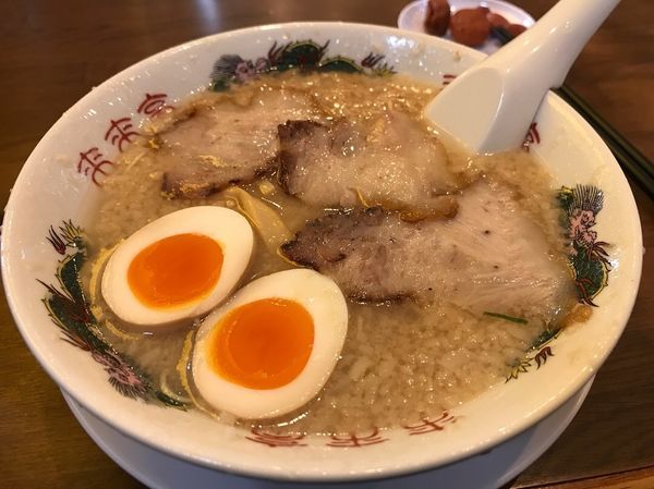 「味玉醤油ラーメン」@来来亭 豊川店の写真