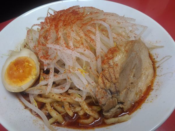 「辛らーめん（３辛）」@びんびん豚の写真
