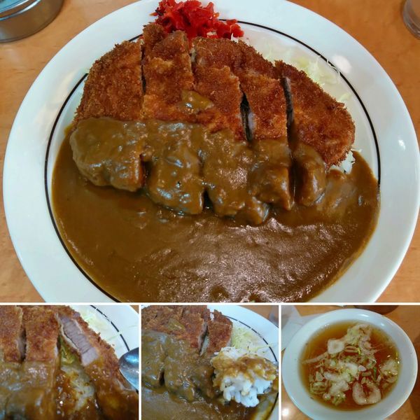 「上カツカレー  1200円」@中華・洋食 やよいの写真
