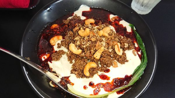 「[限定]クリーミー冷し担担麺(950円)小ライス(100)」@自家製麺SHINの写真