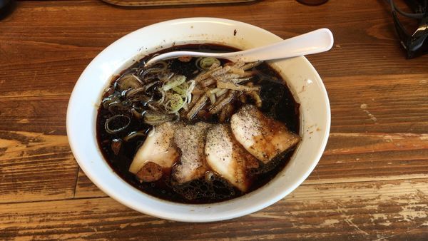 「【限定B】くじらBLACK(肉増し) 900円」@くじら食堂の写真