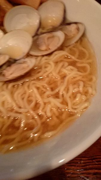 「蛤ラーメン大盛り（８５０円）」@うちん家の写真