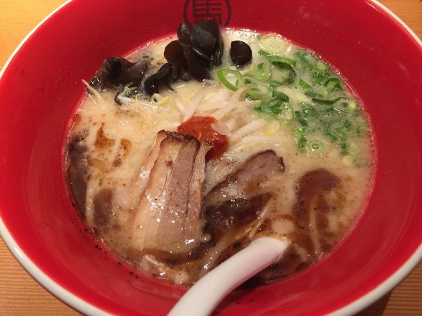 「赤うま：780円」@麺屋台 我馬 紙屋町店の写真