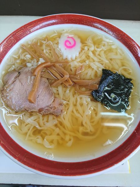 「手打ラーメン 550円」@中華一番の写真