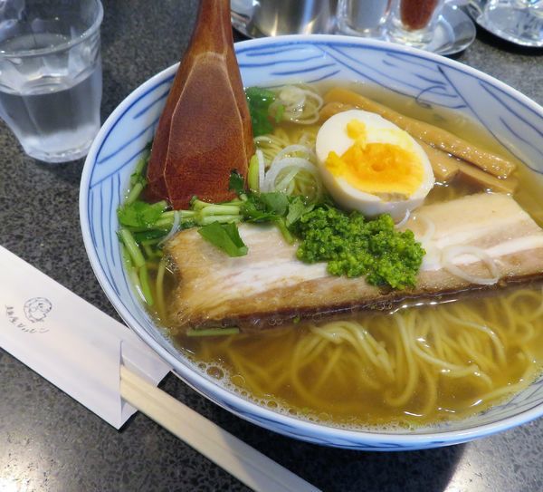 「和風柚子柳麺（730円）」@麺屋ひょっとこ 銀座店の写真