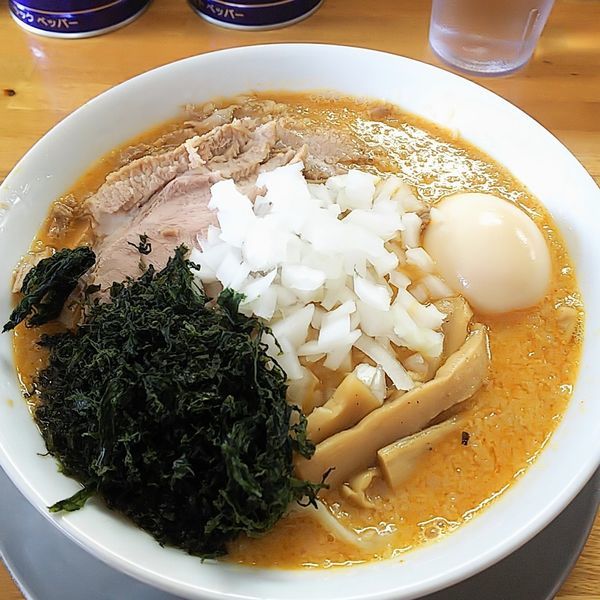 「特製中華そば（中脂）辛脂（中辛）」@中華そば136の写真