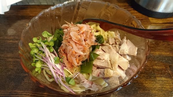 「【限定】生桜エビの和えそば(冷･Mサイズ)」@麺場voyageの写真